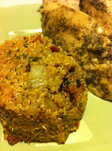 Smokey Quinoa & Bacon Salad