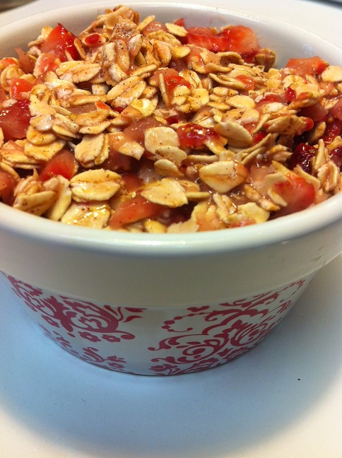 Strawberry Shortcake Baked Oatmeal 2